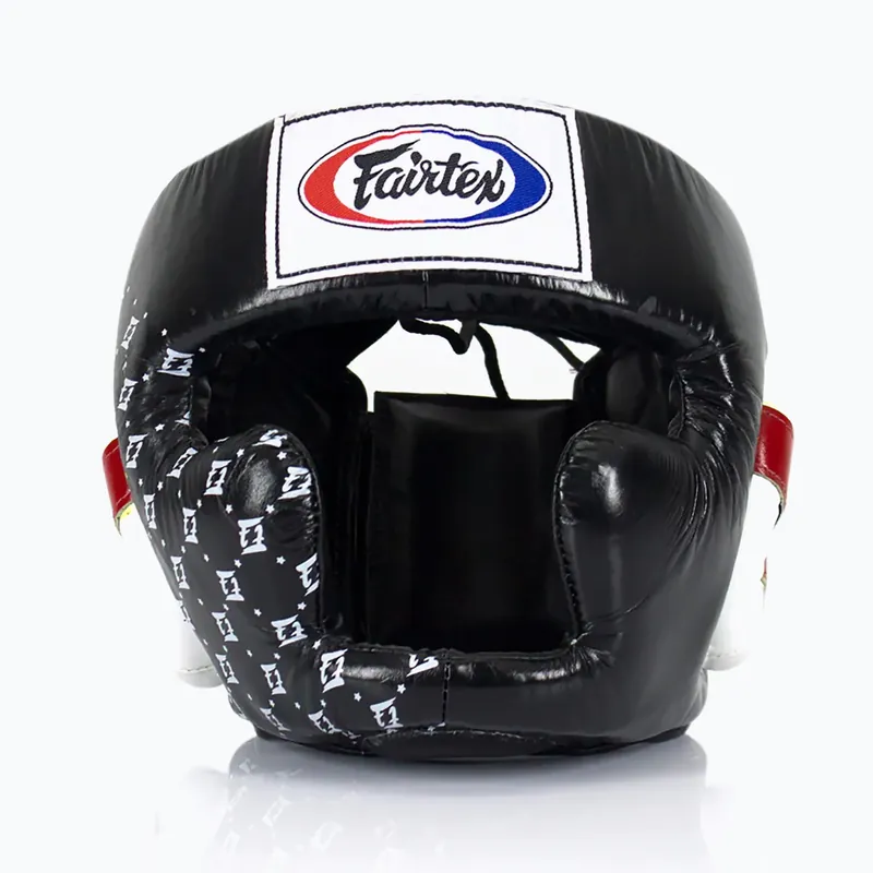 Omezená Nabídka Boxerská helma Fairtex Super Sparring black/white
