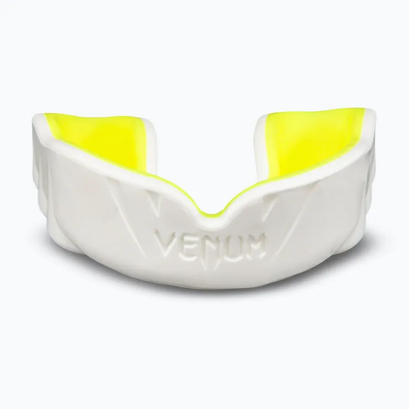 Jednoduchý chránič zubů Venum Challenger white/yellow Ověřený