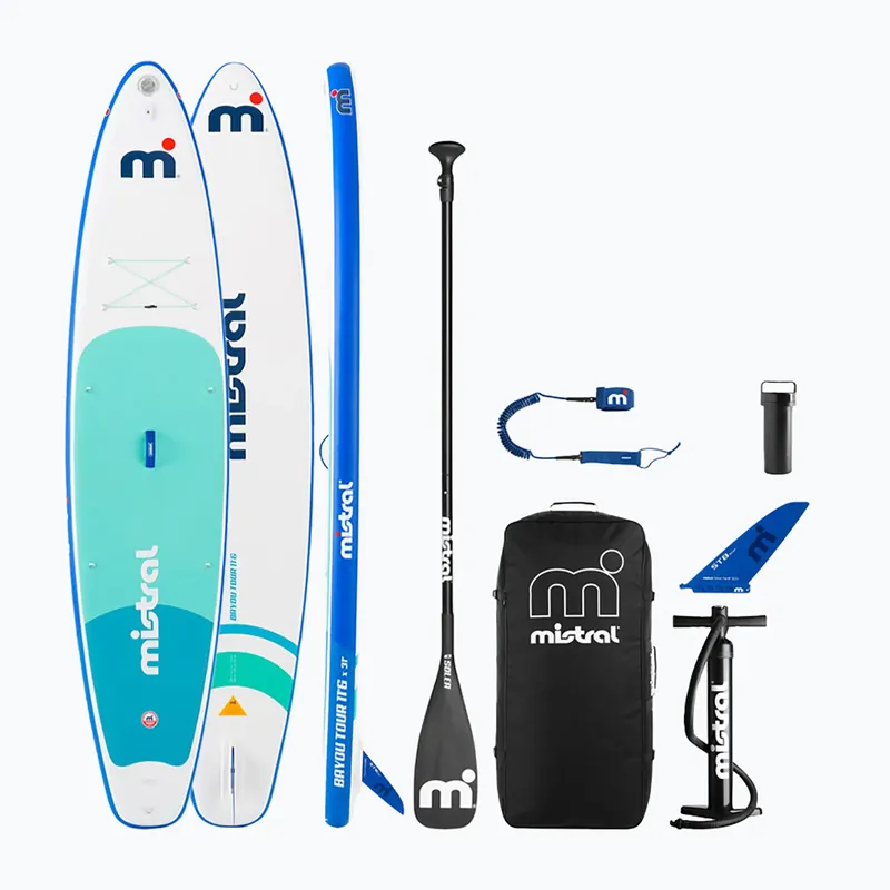 Sleva Paddleboard Mistral Bayou Tour SUP 11‘6" green/white