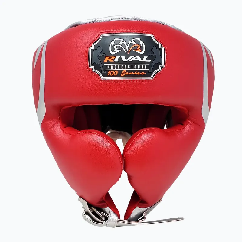 Boxerská přilba Rival RHG100 Professional Headgear red/silver/grey Značkový