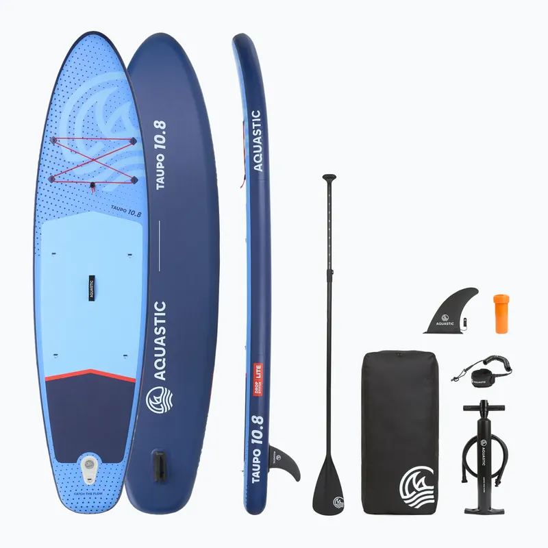 Sada paddleboard SUP nafukovací AQUASTIC Taupo 10‘8" allround modrý Pouze Dnes
