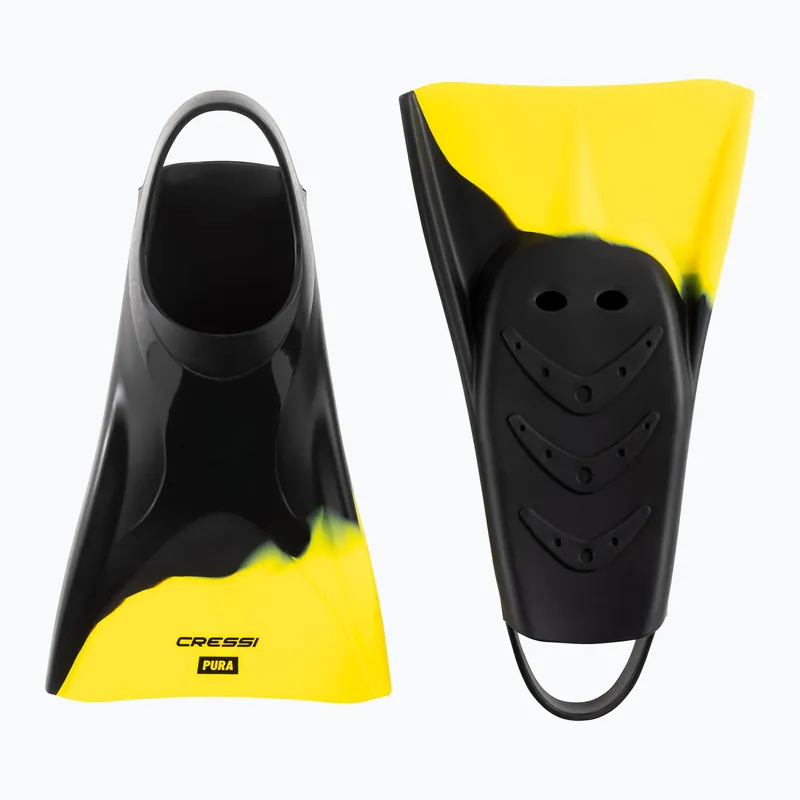 Plavecké ploutve Cressi Pura black/yellow Vysoce Kvalitní