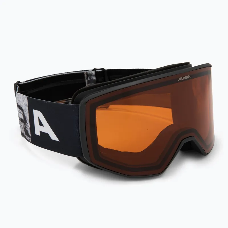 Hit Sezóny Lyžařské brýle Alpina Venet black/glacier matt/orange