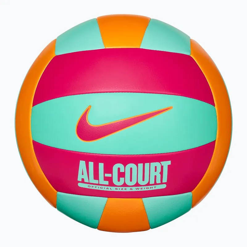 Volejbalový míč Nike All Court Volleyball bright ceramic/bleached turquoise/rush pink velikost 5 Akční Nabídka