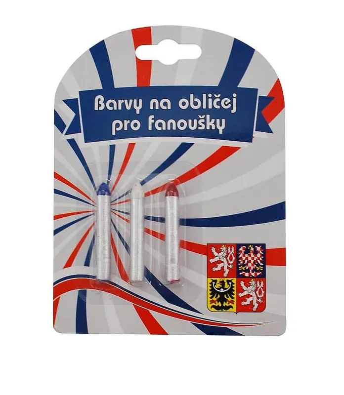 Objednat Nyní Barvy na obličej ČR4, tužky 3ks