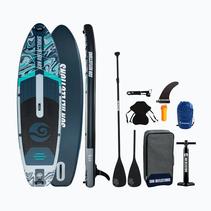 Nejlepší Cena Deska SUP Sun Reflections XXL Combo 11‘6" forest grey