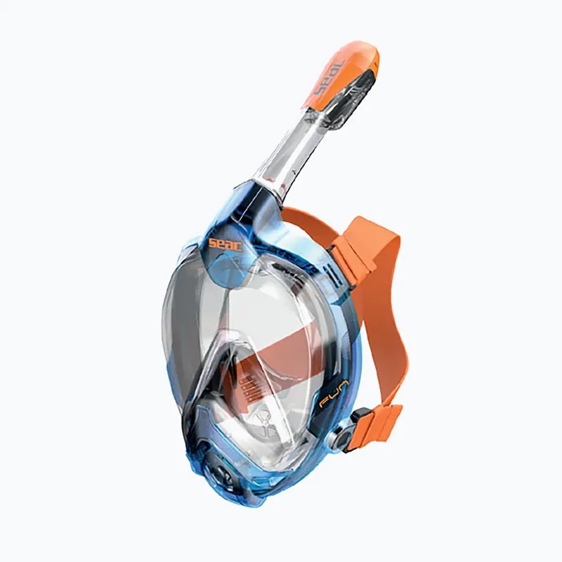 Dětská celoobličejová maska na šnorchlování SEAC Magica 170-14BO blue/orange Akce