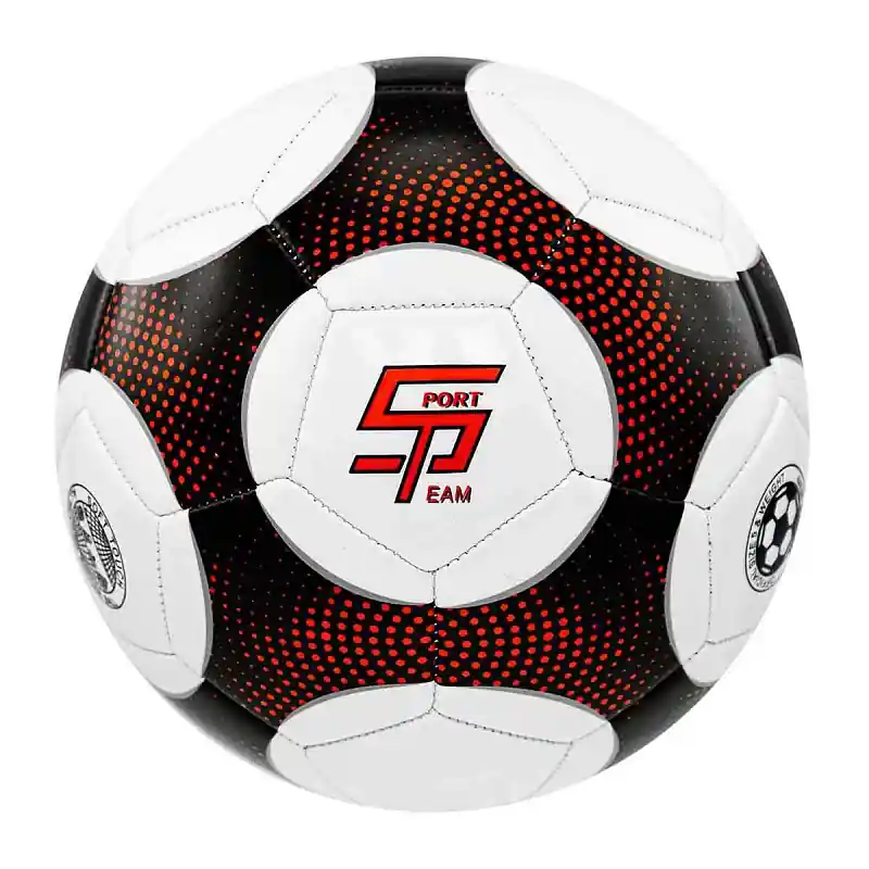 Ihned K Objednání Fotbalový míč SPORTTEAM® S2, vel.5, černo-červený
