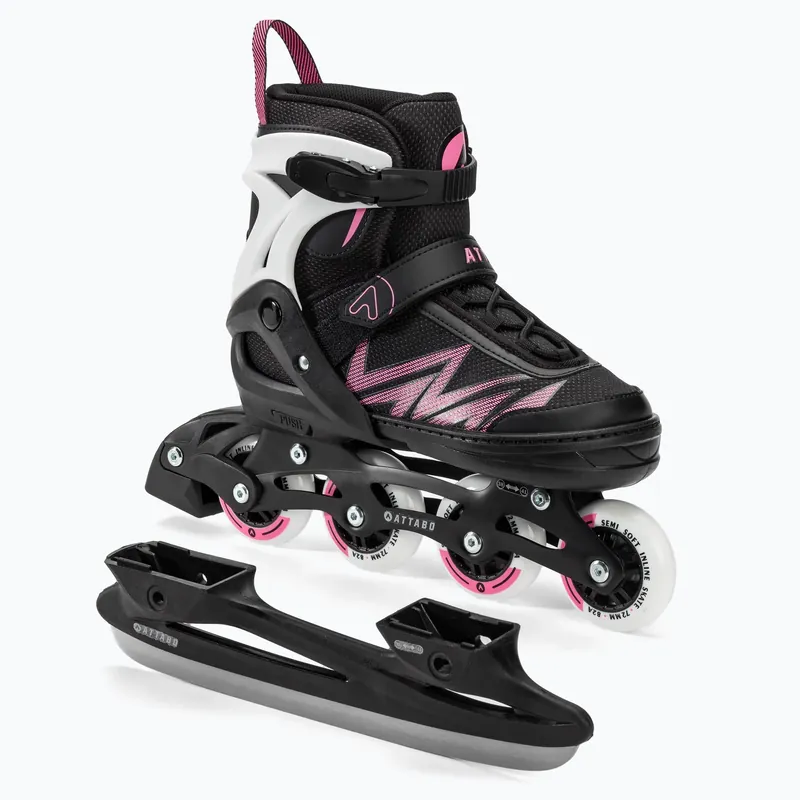 Novinka Dětské kolečkové brusle ATTABO 2 v 1 Kylo pink