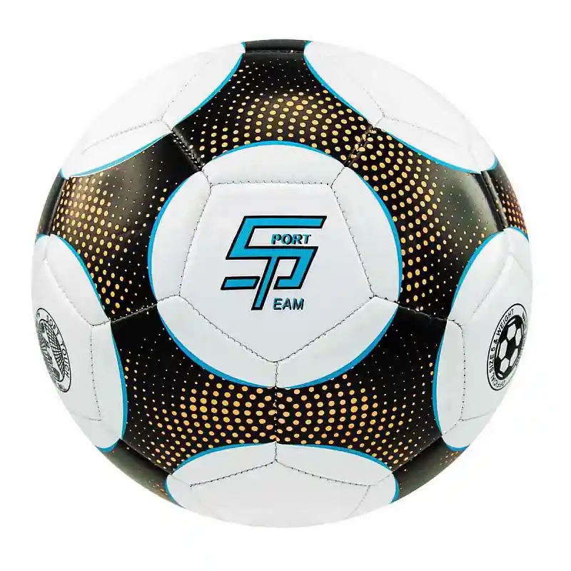 Akce Fotbalový míč SPORTTEAM® S2, vel.5, černo-oranžový