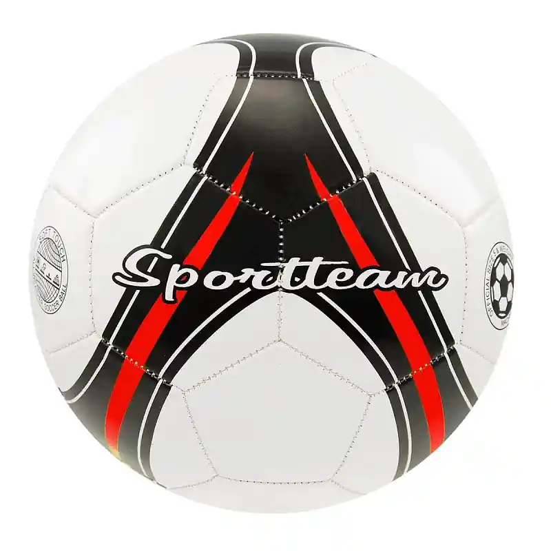 Nejlepší Cena Fotbalový míč SPORTTEAM® S2, vel.5, černo-červený