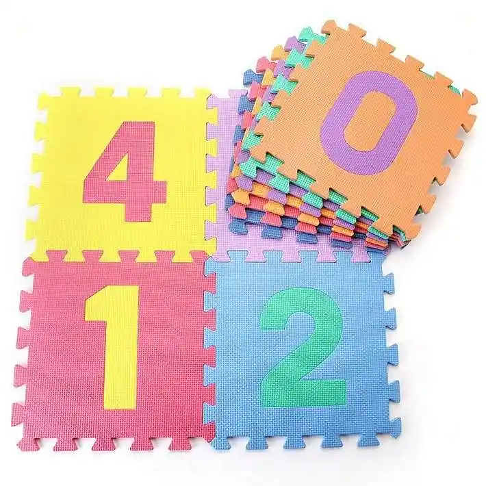 Dětská hrací podložka s čísly Sedco 30x30x1,2 cm - 10ks Ihned K Objednání