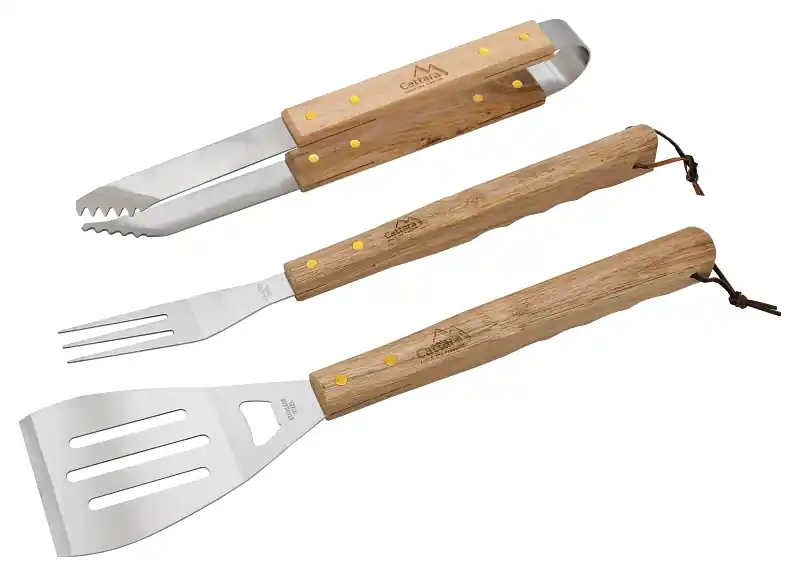 Grilovací nářadí WOOD sada 3ks Poslední Šance