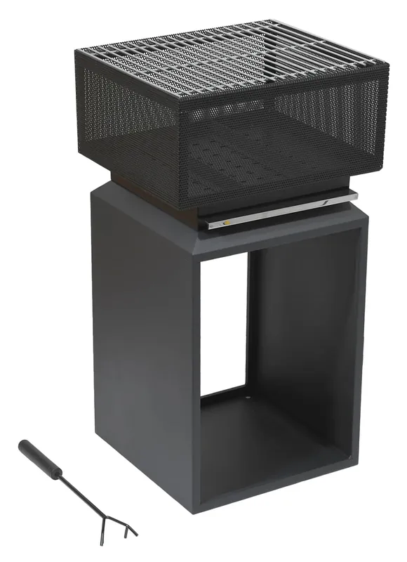 Výhodná Nabídka Ohniště CUBE s mřížkou 74cm