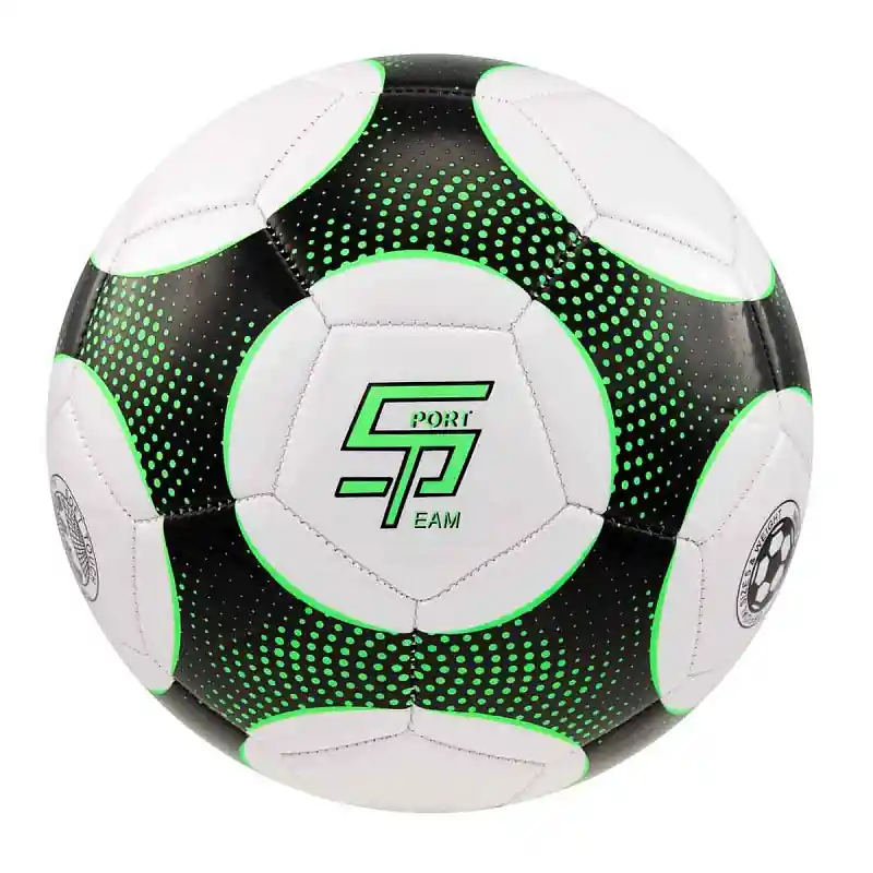 Pouze Dnes Fotbalový míč SPORTTEAM® S2, vel.5, černo-zelený