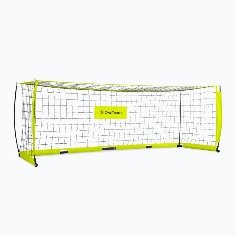 Fotbalová branka OneTeam Flex Square 300 x 100 cm zelená Zlevněný
