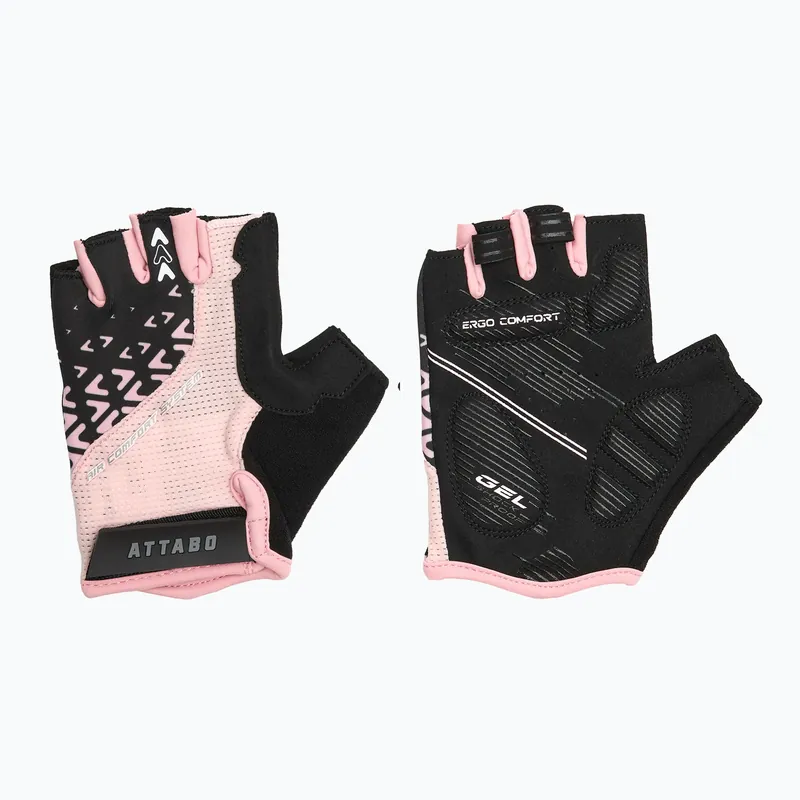 Dámské cyklistické rukavice ATTABO Vito WMNS gel shock proof pink/black Vysoce Kvalitní