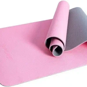 Nejlepší Volba Karimatka na jógu P2I TPE 173x58x0,6 cm - růžová