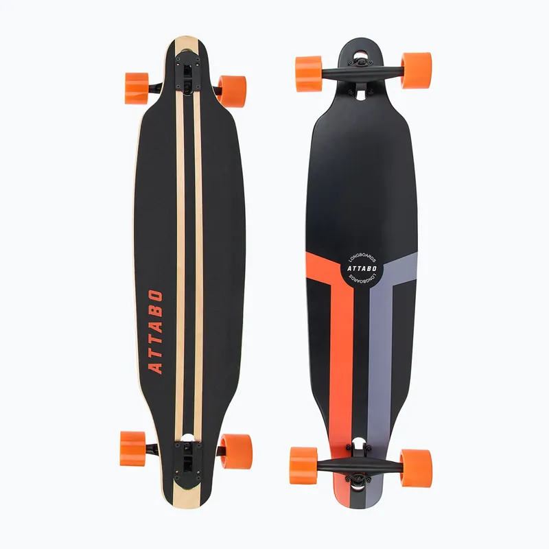 Skateboard longboard ATTABO Flowrider black Nízká Cena