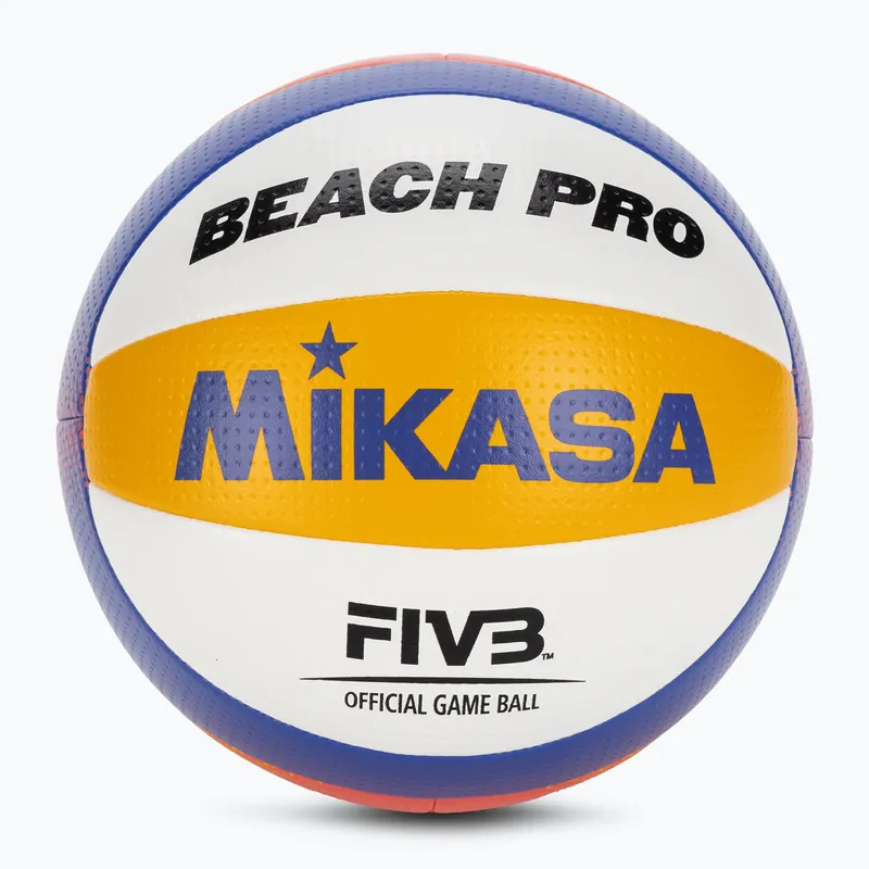 Rychlé Dodání Míč na plážový volejbal Mikasa BV550C white/blue/yellow velikost 5