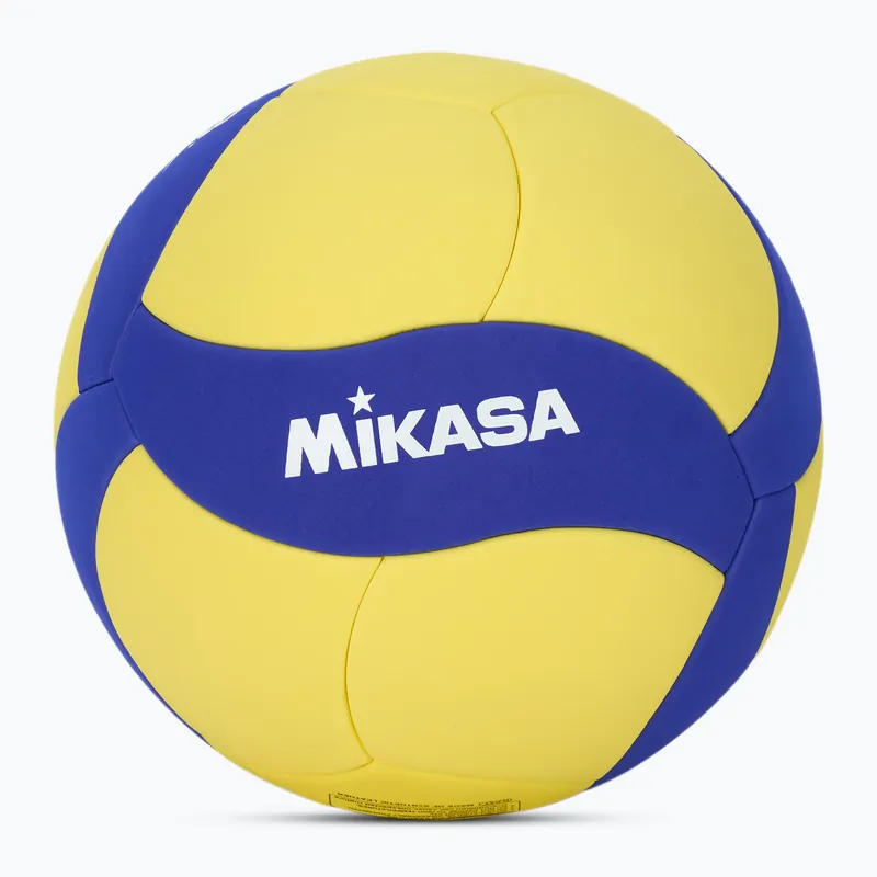Volejbalový míč Mikasa VS123W yellow/blue velikost 5 Nejlepší Cena