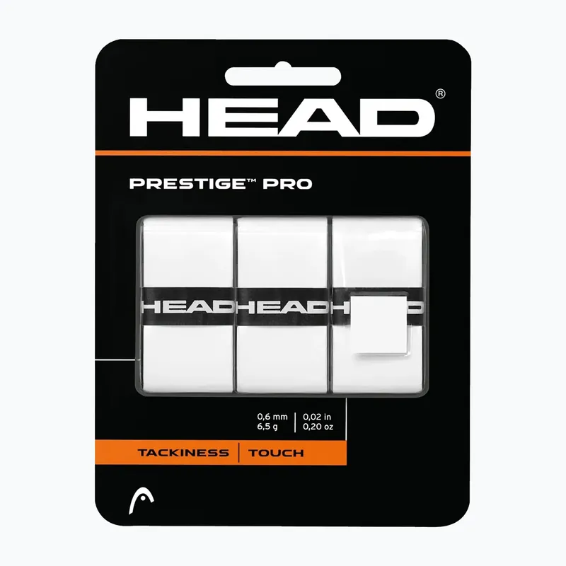 Omotávka na tenisovou raketu HEAD Prestige Pro Overwrap white Oblíbený