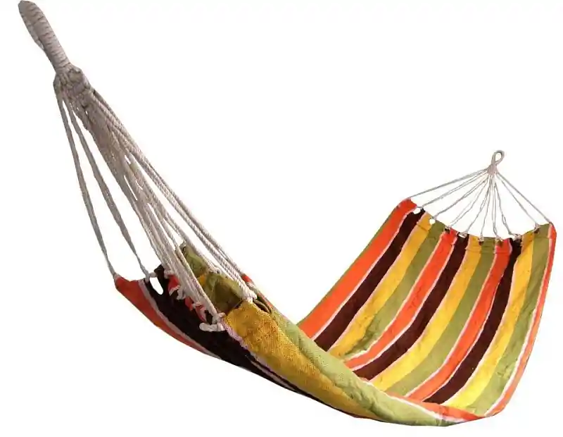 Houpací síť SEDCO bez výztuhy 200*80 cm - zelená/červená Akční Cena