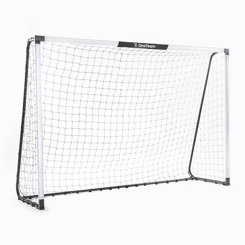 Vysoce Kvalitní Fotbalová branka OneTeam One 300 x 200 cm z pozinkované oceli bílá/černá