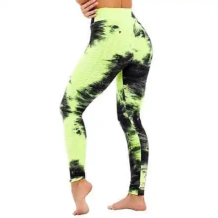 Yoga Color sportovní legíny žlutá Hit Sezóny