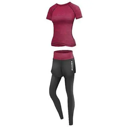 Časově Omezené Runner Long 2W fitness set plum