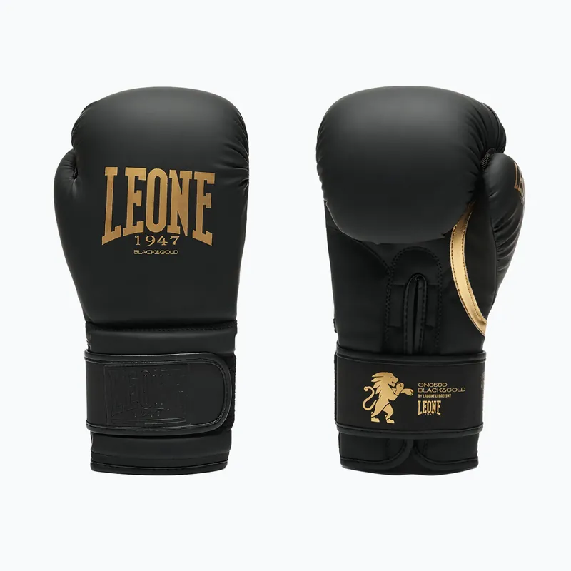 Nízká Cena Boxerské rukavice LEONE 1947 Idol black/gold