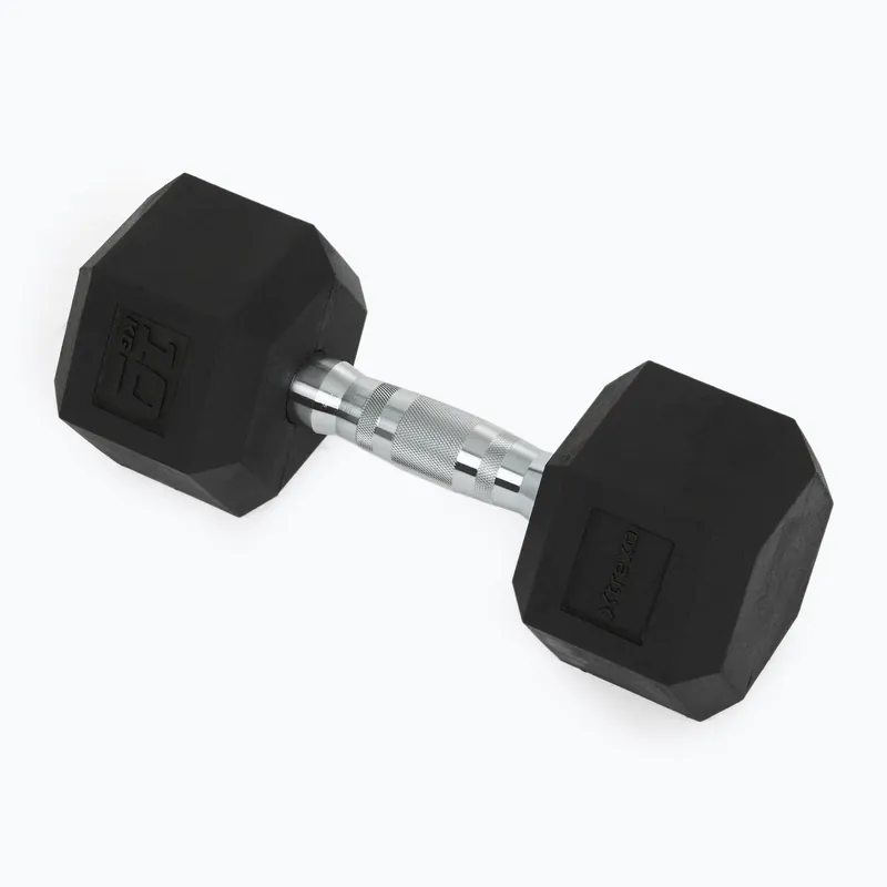 Pogumovaná činka XTREXO Hex HXD100 10 kg Top Prodej