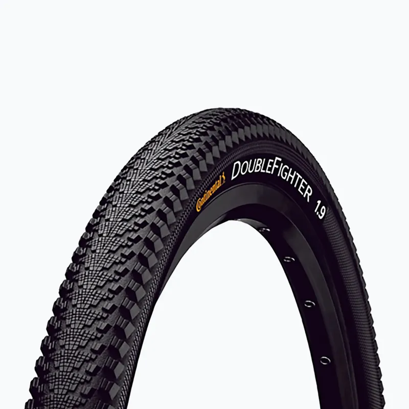 Cyklistický plášť Continental Double Fighter III wire 26 x 1.90 black Autentický