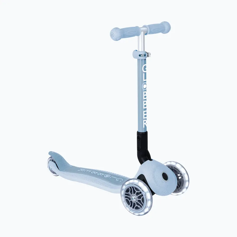 Bezpečná Platba Dětská koloběžka Globber Junior Foldable Lights Eco blueberry