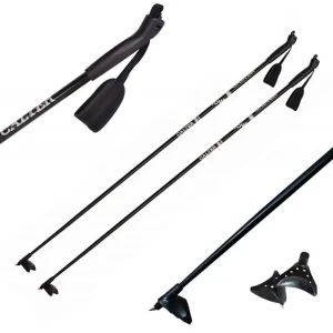 Běžecké hole CALTER® X-SNOW, rukojeť plast, černé Poslední Šance