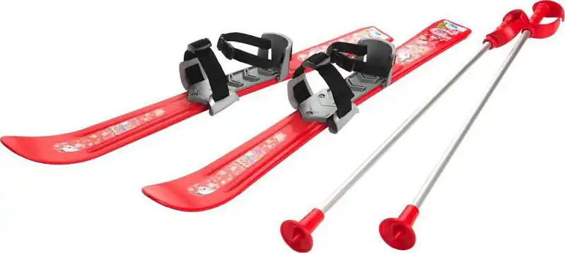 Výhodná Nabídka Plastkon lyže dětské 90 cm bílo vínové