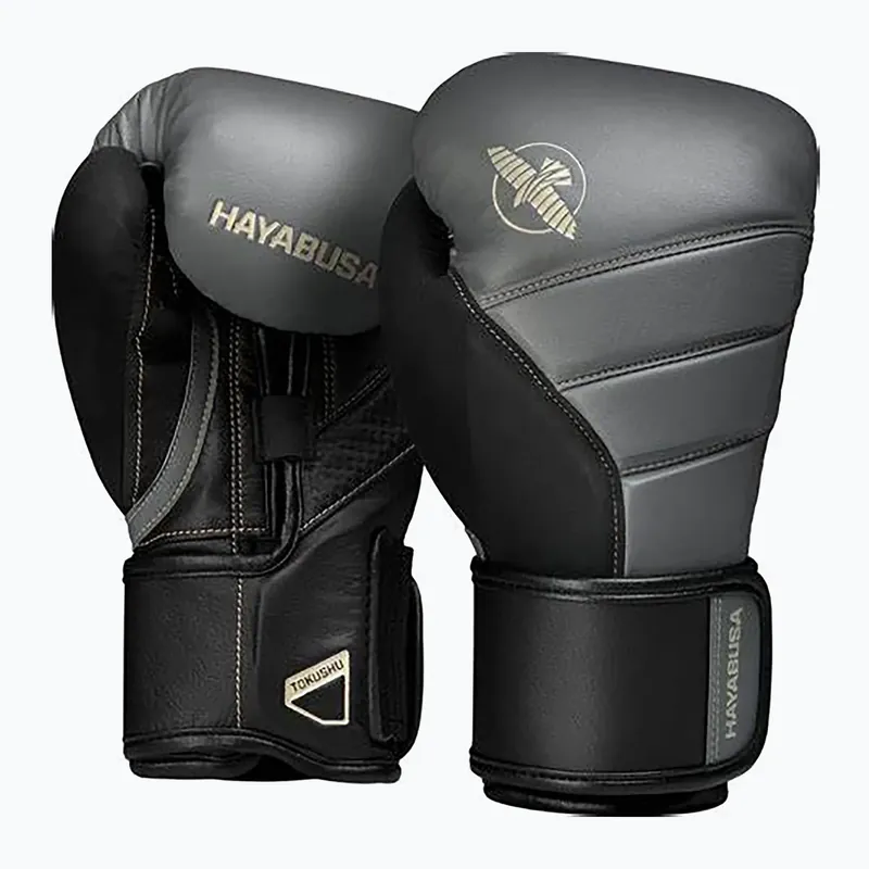 Autentický Boxerské rukavice Hayabusa T3 v barvě charcoal/black