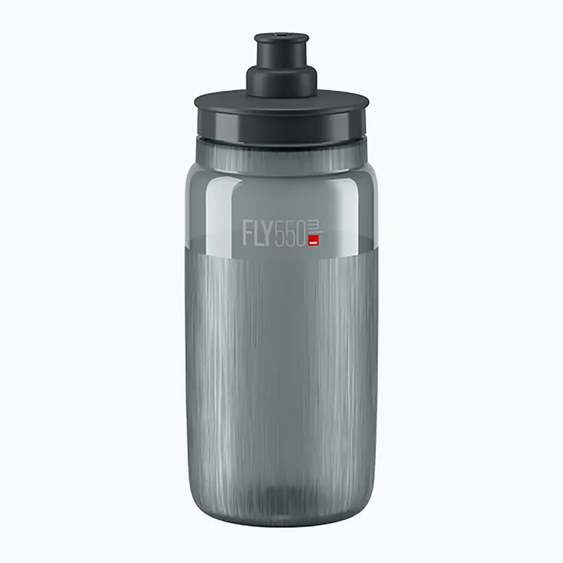 Cyklistická láhev Elite FLY Tex 550 ml clear/smoke Omezená Nabídka