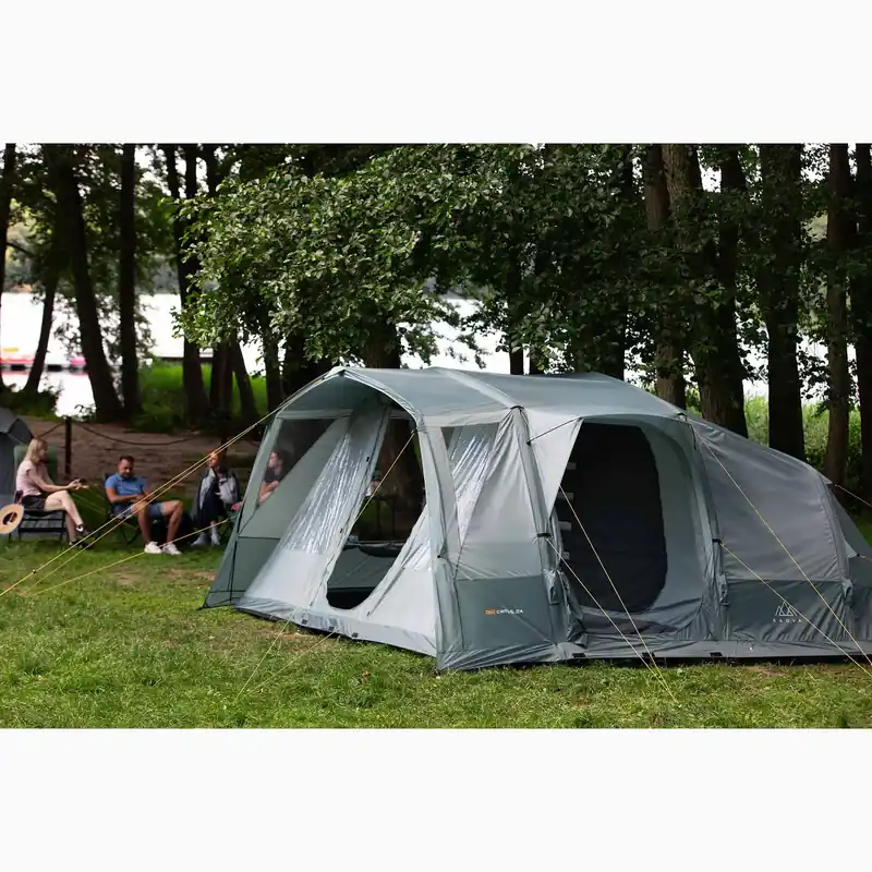 Kempingový stan pro 6 osob KADVA AIRcamp 6.24 zelený Akční Nabídka