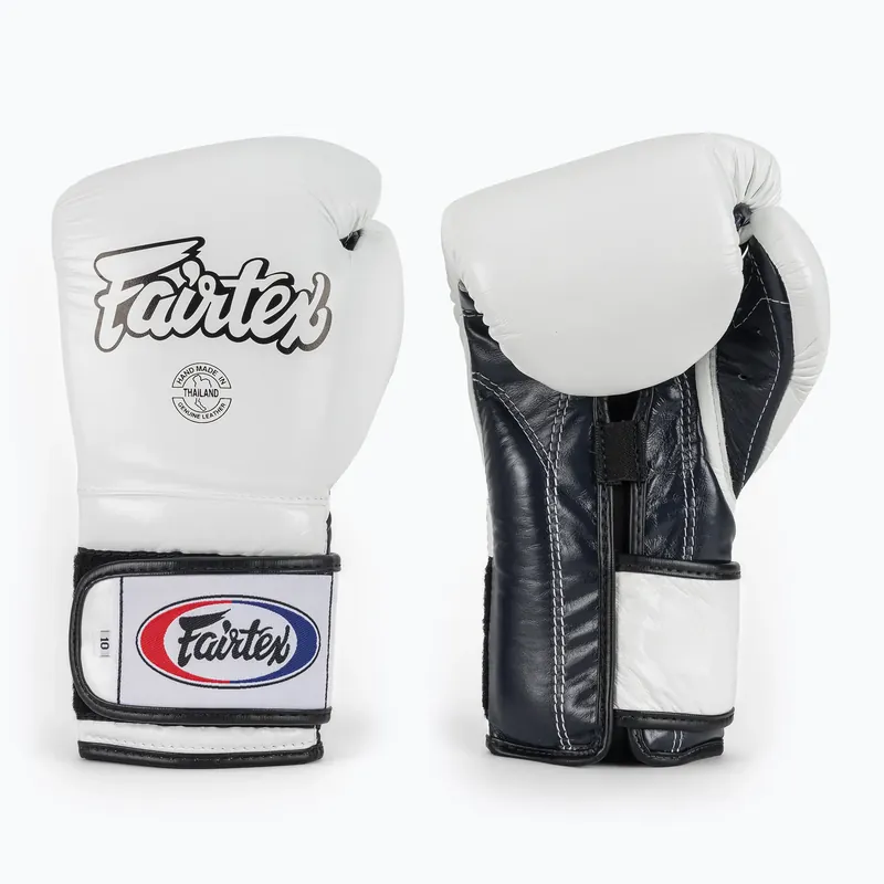 Super Cena Boxerské rukavice Fairtex Heavy Hitter‘s Mexican Style white/blue