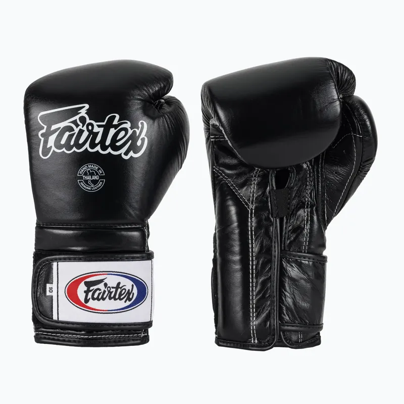 Boxerské rukavice Fairtex Heavy Hitter‘s Mexican Style black/yellow Výhodná Nabídka
