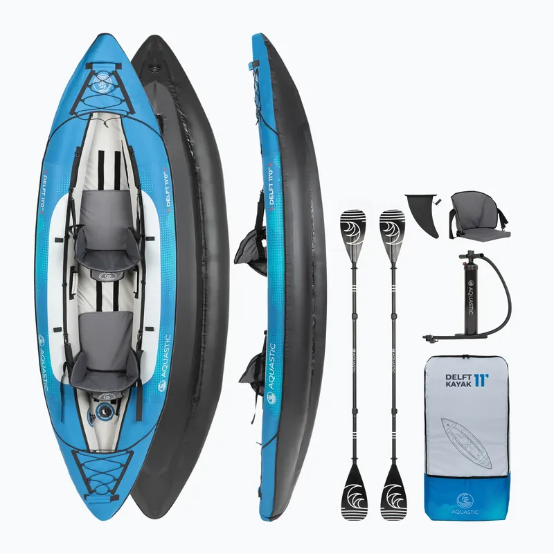 Hit Sezóny Nafukovací kajak pro 2 osoby AQUASTIC Delft 11‘0‘‘ modrý