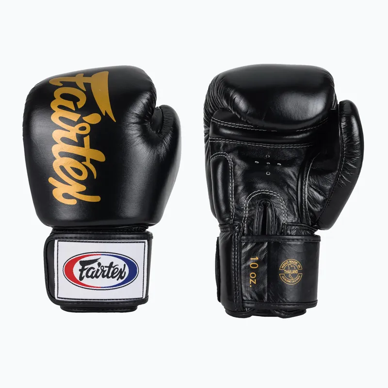 Boxerské rukavice Fairtex Deluxe Tight-Fit black Značkový