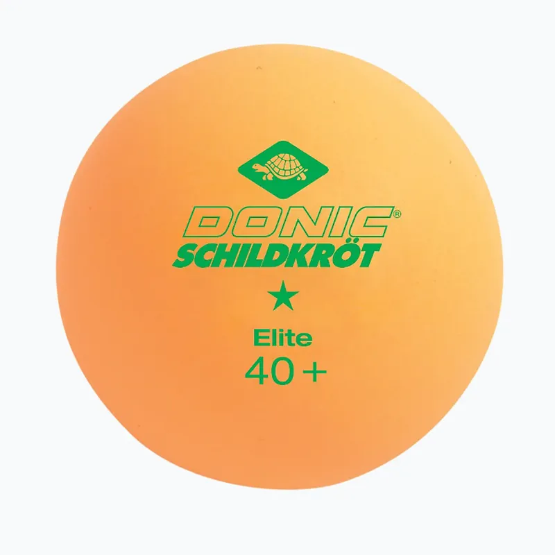 Míčky na stolní tenis DONIC 1-Star Elite Poly ball 3 ks oranžová 608318 Sezónní Sleva