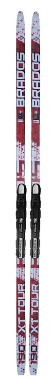 Běžecké lyže šupinaté Brados XT Tour s vázáním NNN červené 205 cm - 195 Pouze Dnes