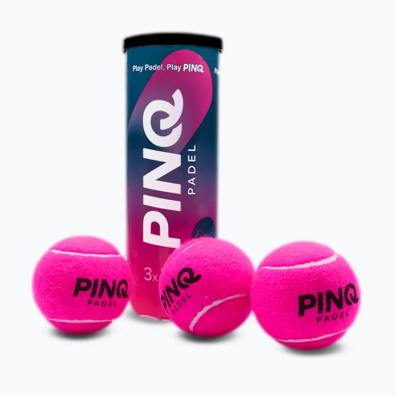 Ověřený Míče na padel PINQ Padel 3B 3 pcs. pink Novinka