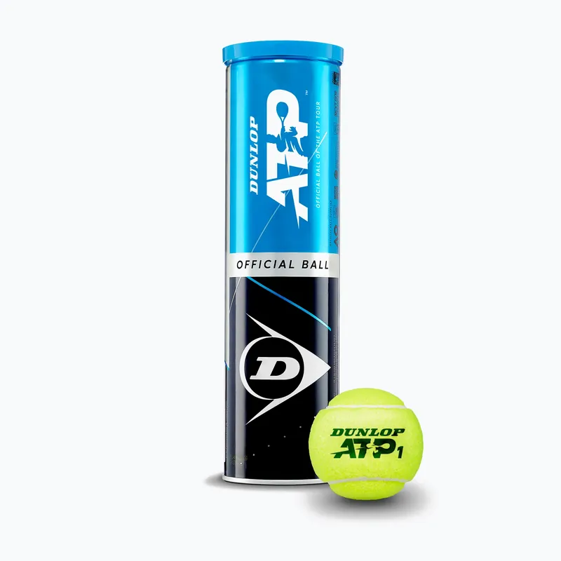 Sezónní Sleva Sada tenisových míčků 4 ks. Dunlop Atp 4B žlutá 601314