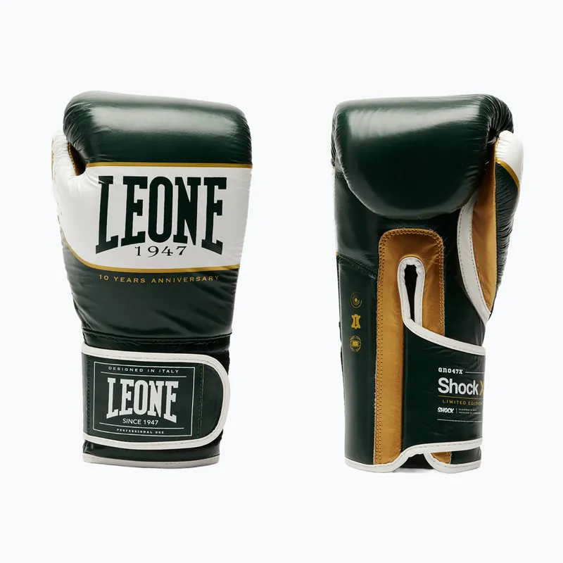 Boxovací rukavice LEONE 1947 Shock X green Cenový Hit