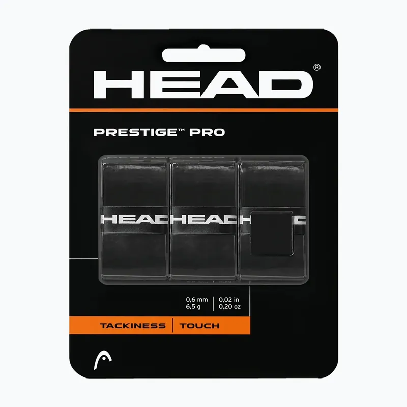 Omotávka na tenisovou raketu HEAD Prestige Pro Overwrap black Speciální Cena