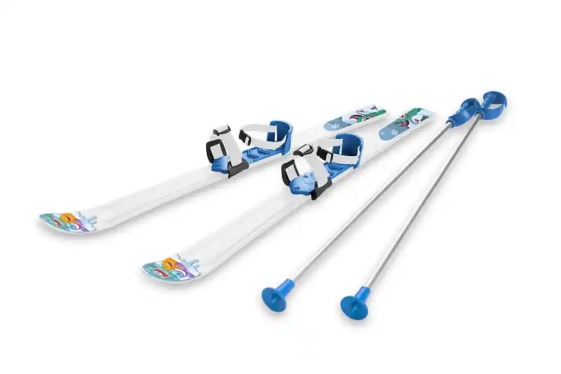 Přímo Od Výrobce Plastkon lyže dětské 90 cm bílo modré
